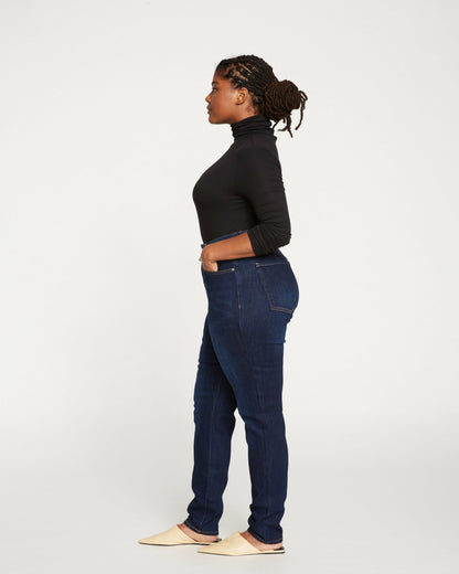 Joni High Rise Curve Slim Leg Jeans 32 Inch - Midnight Blue | Universal Standard