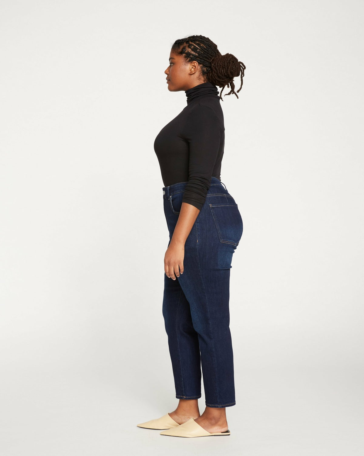 Joni High Rise Curve Slim Leg Jeans 27 Inch - Midnight Blue | Universal Standard