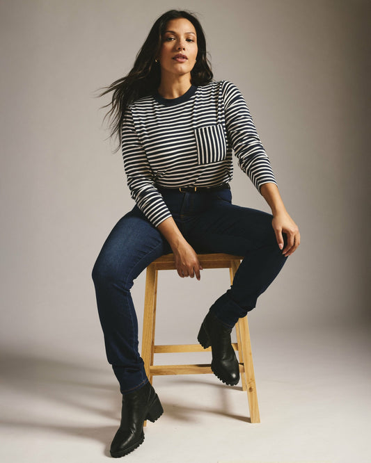 Seine High Rise Skinny Jeans 32 Inch - Heritage Indigo | Universal Standard