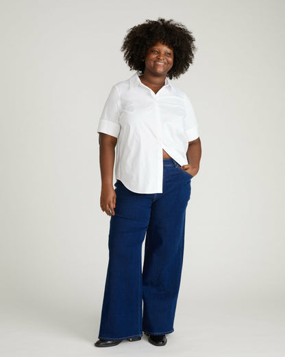 Roxy Relaxed Bootcut Jeans - River Blue Wash | Universal Standard