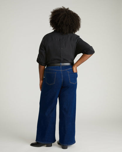 Roxy Relaxed Bootcut Jeans - River Blue Wash | Universal Standard