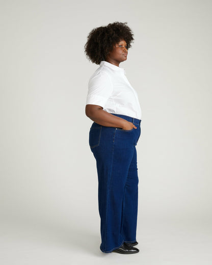 Roxy Relaxed Bootcut Jeans - River Blue Wash | Universal Standard