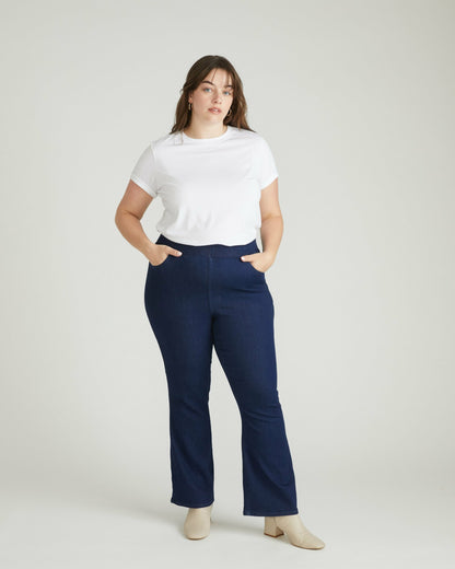 ComfortDenim Bootcut Jeans - Dark Indigo | Universal Standard