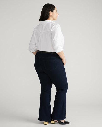Farrah High Rise Flared Jeans - Dark Indigo | Universal Standard