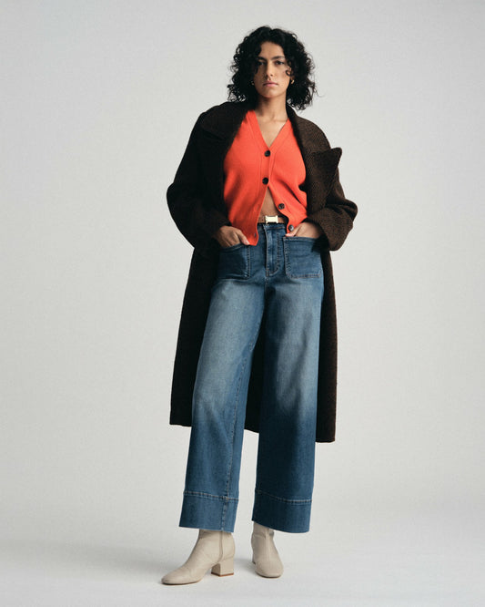Claudia High Rise Stretch Jeans - Anzio Blue | Universal Standard