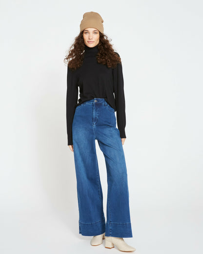 Carrie High Rise Wide Leg Jeans - True Blue | Universal Standard