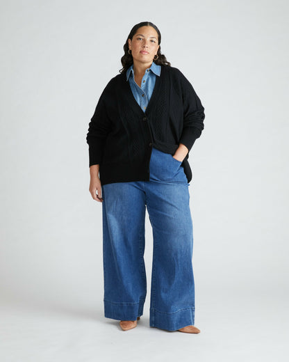 Carrie High Rise Wide Leg Jeans - True Blue | Universal Standard
