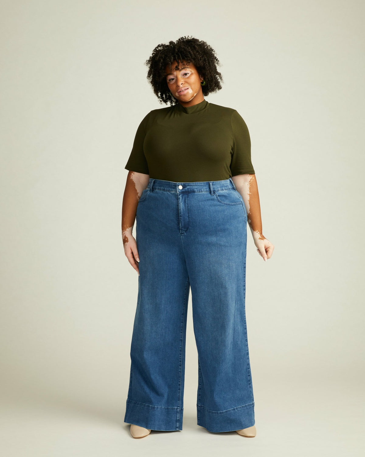 Carrie High Rise Wide Leg Jeans - True Blue | Universal Standard