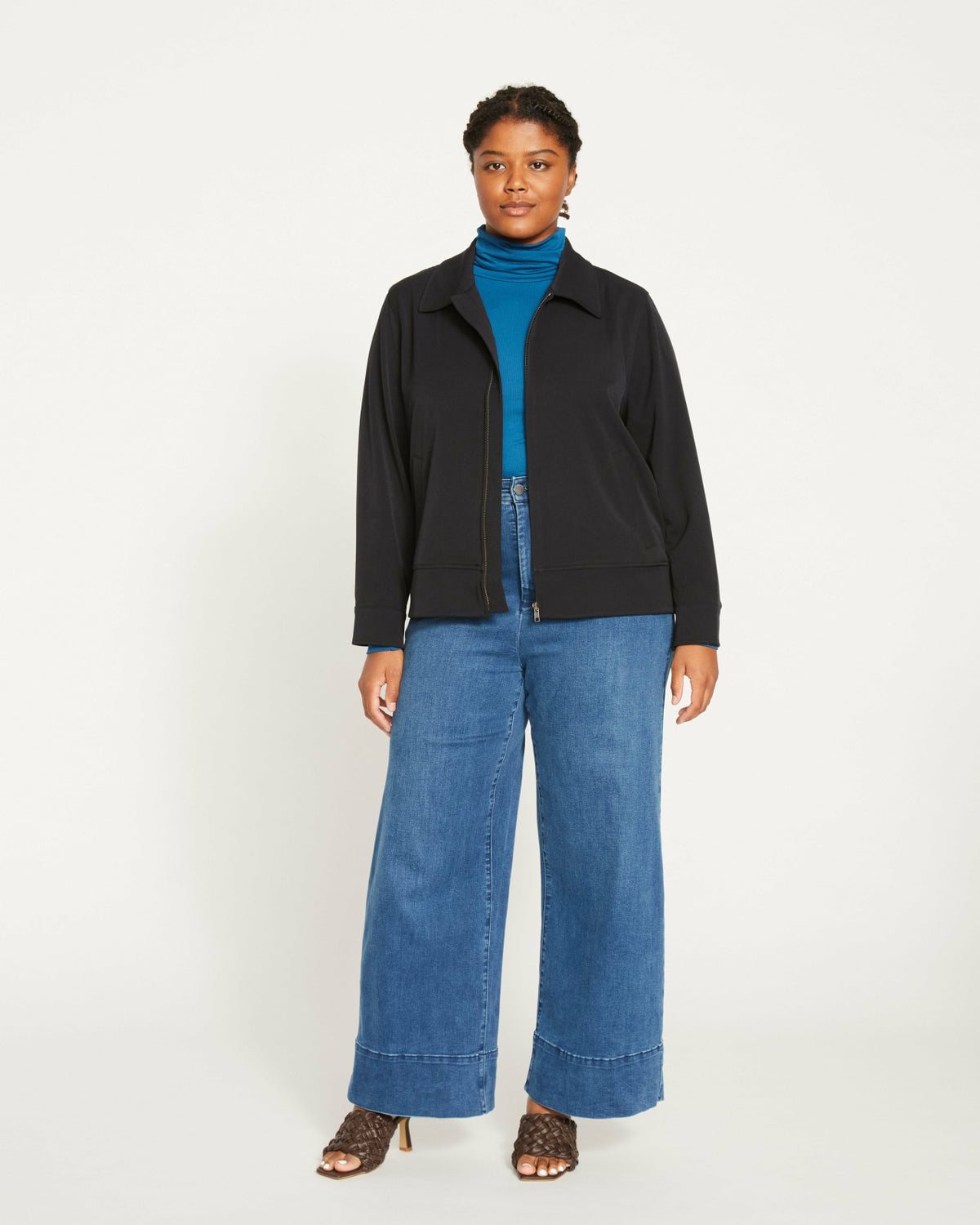 Carrie High Rise Wide Leg Jeans - True Blue | Universal Standard