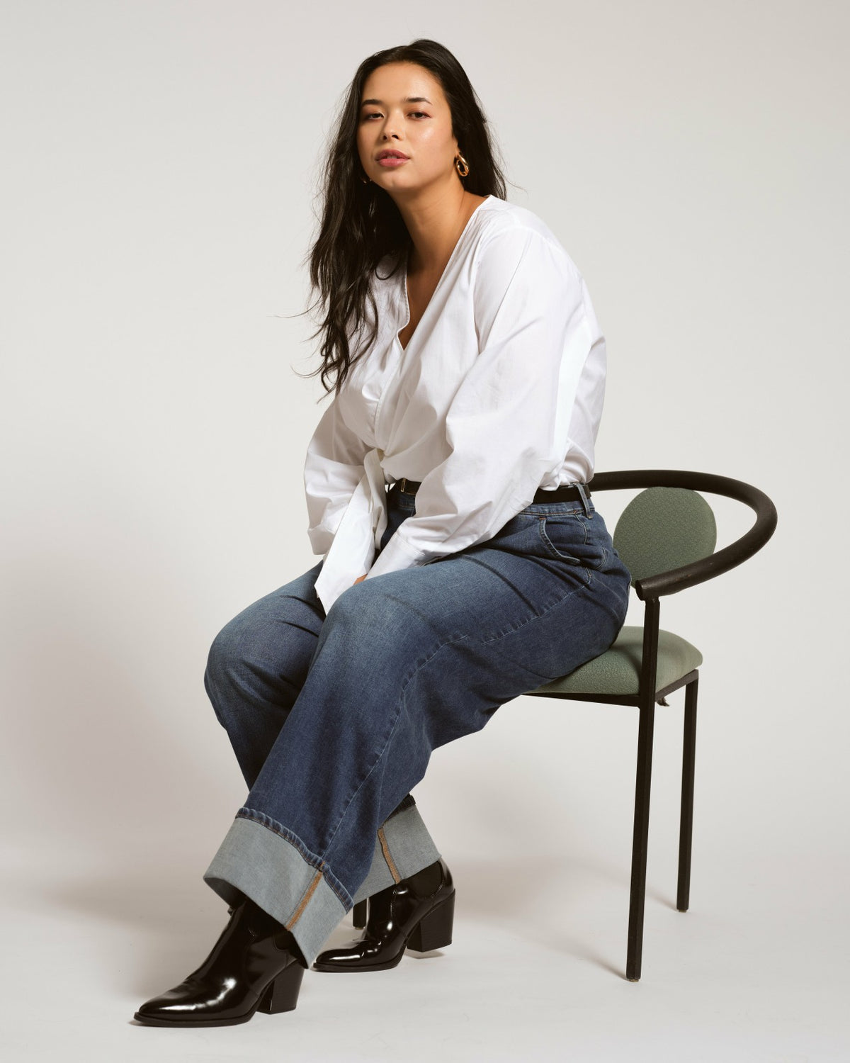 Carol High Rise High Stretch Jeans - Saint Lawrence Blue | Universal Standard