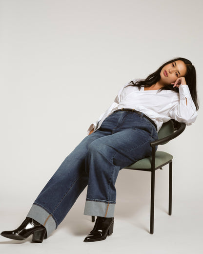 Carol High Rise High Stretch Jeans - Saint Lawrence Blue | Universal Standard