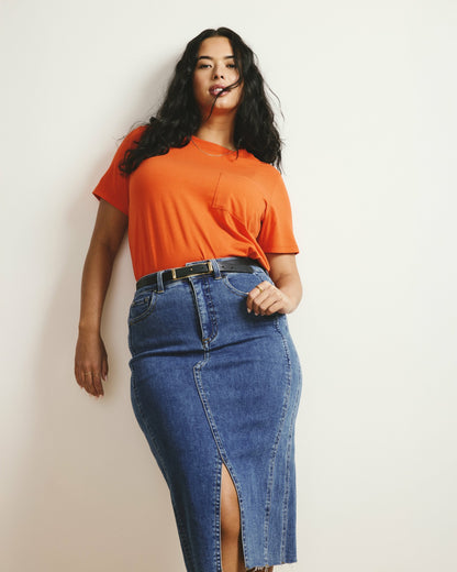Dakota Denim Skirt - Odeon Blue | Universal Standard