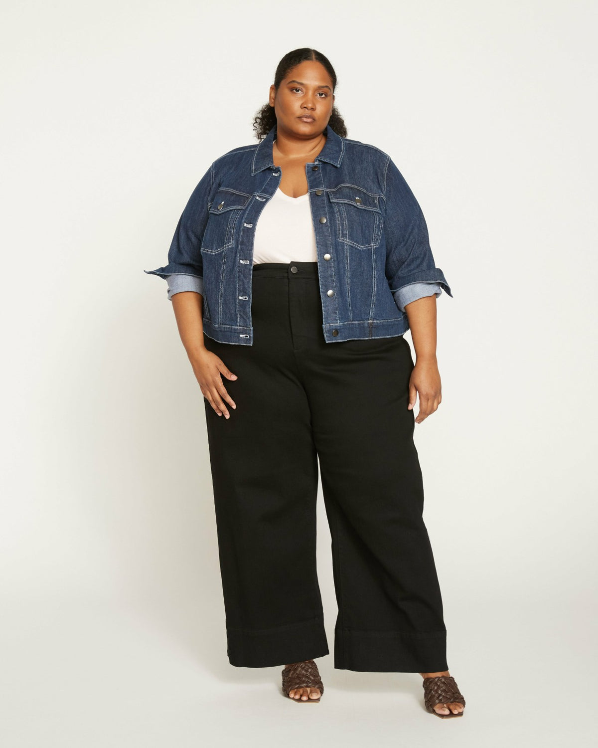 Kelsey Denim Jacket - Dark Indigo | Universal Standard
