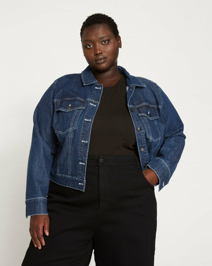 Kelsey Denim Jacket - Dark Indigo | Universal Standard
