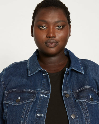 Kelsey Denim Jacket - Dark Indigo | Universal Standard