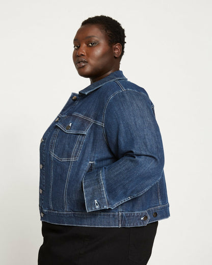 Kelsey Denim Jacket - Dark Indigo | Universal Standard