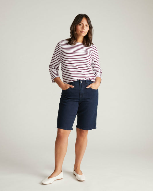 Bae Denim Shorts - Dark Indigo | Universal Standard