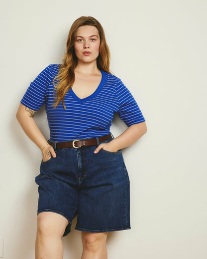 Bae Denim Shorts - Dark Indigo | Universal Standard