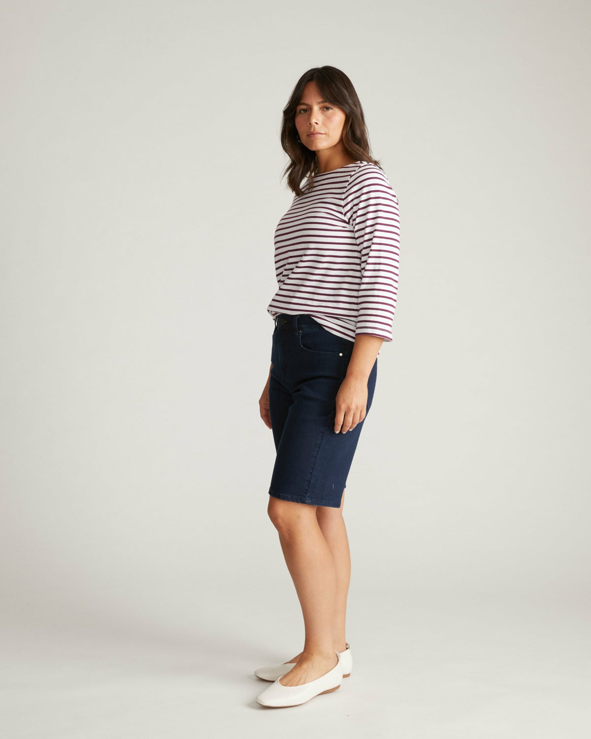 Bae Denim Shorts - Dark Indigo | Universal Standard