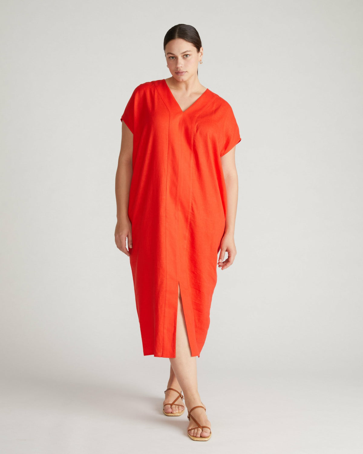 Cabana Linen Blend Kaftan - Shoreline Sunset | Universal Standard