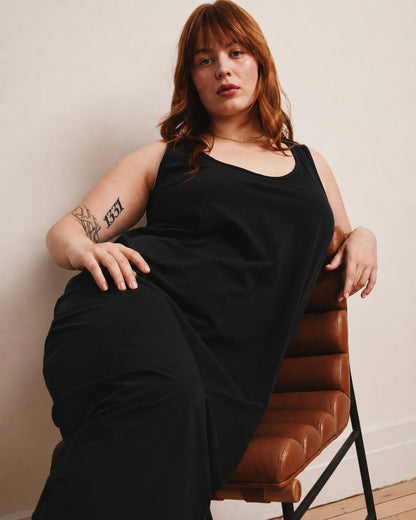Iconic Geneva Tank Dress - Black | Universal Standard