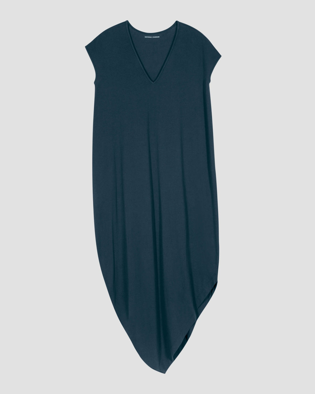 Iconic Geneva V-Neck Dress - Deep Sea | Universal Standard