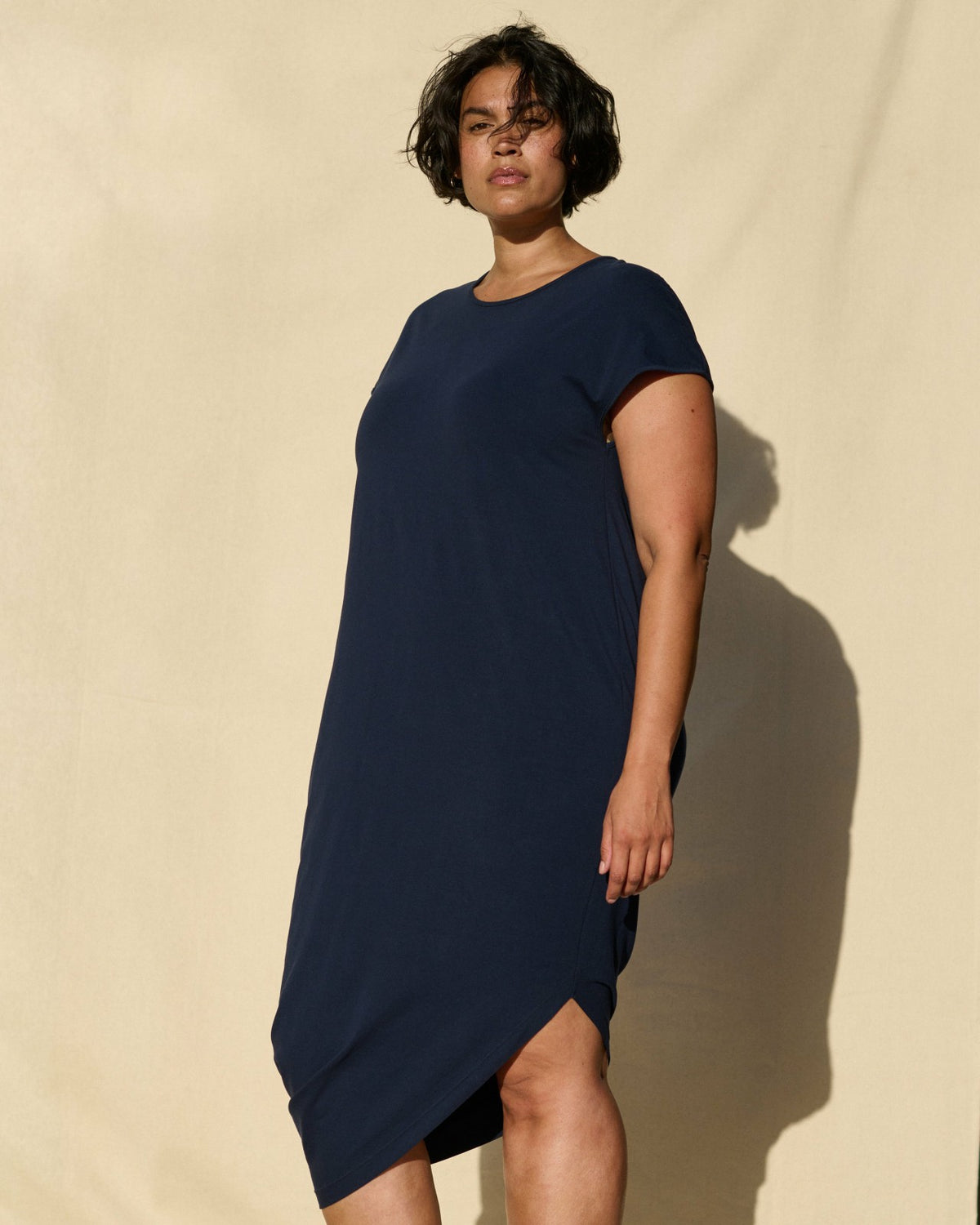 Iconic Geneva Dress - Midnight | Universal Standard