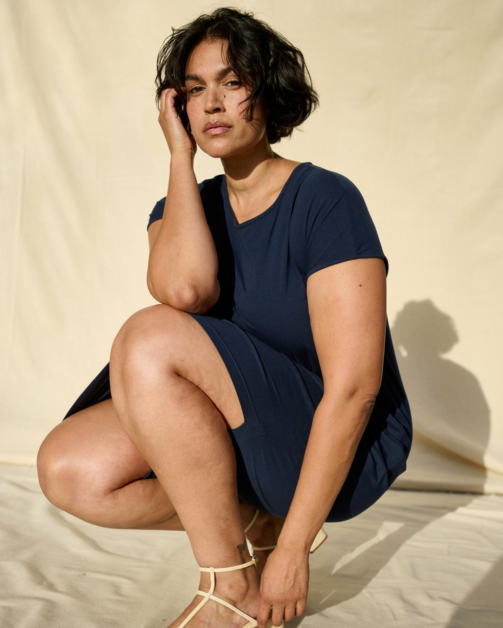 Iconic Geneva Dress - Midnight | Universal Standard