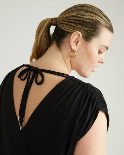 Kris Divine Jersey Kaftan - Black | Universal Standard