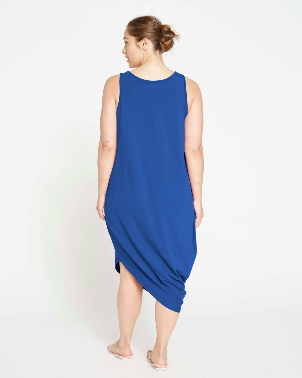 Iconic Geneva Tank Dress - Lapis | Universal Standard