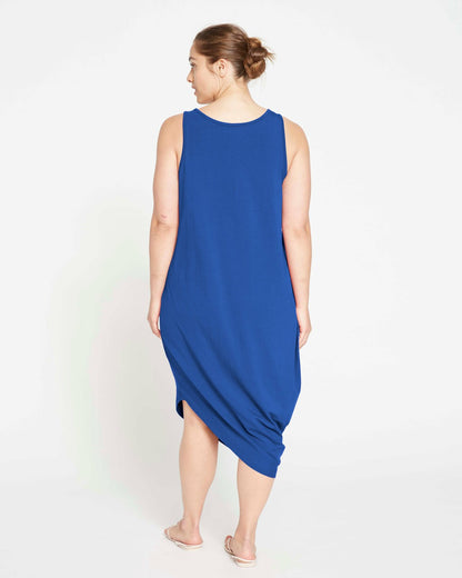 Iconic Geneva Tank Dress - Lapis | Universal Standard