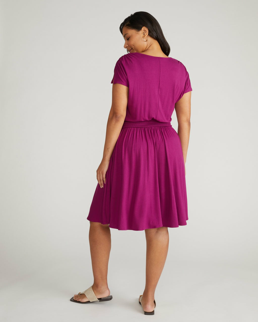 Minetta Liquid Jersey Dress - Rothko Purple | Universal Standard