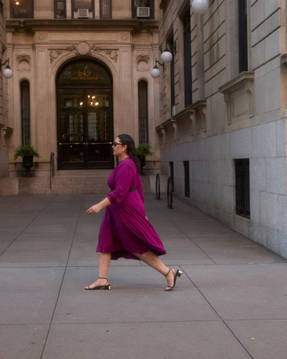 Gramercy Liquid Jersey Dress - Rothko Purple | Universal Standard