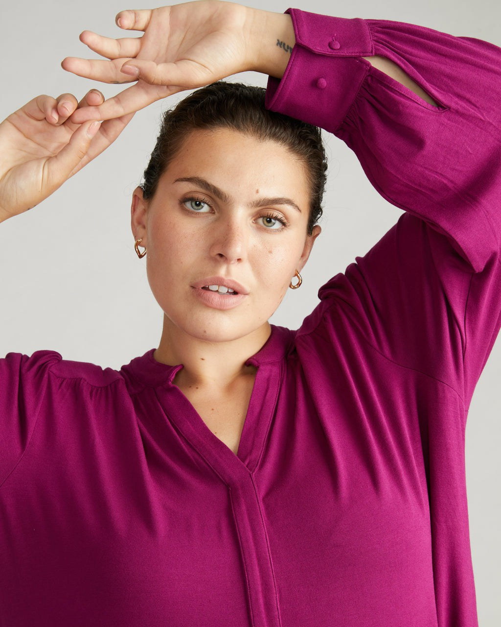 Gramercy Liquid Jersey Dress - Rothko Purple | Universal Standard
