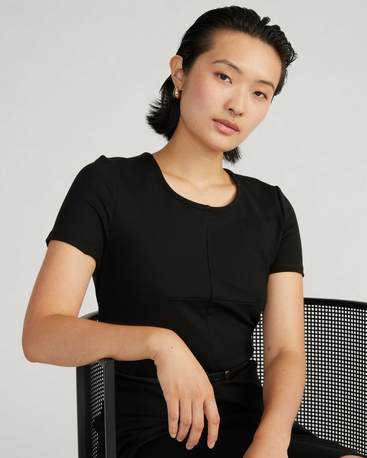 Executive Ponte Dress - Black | Universal Standard
