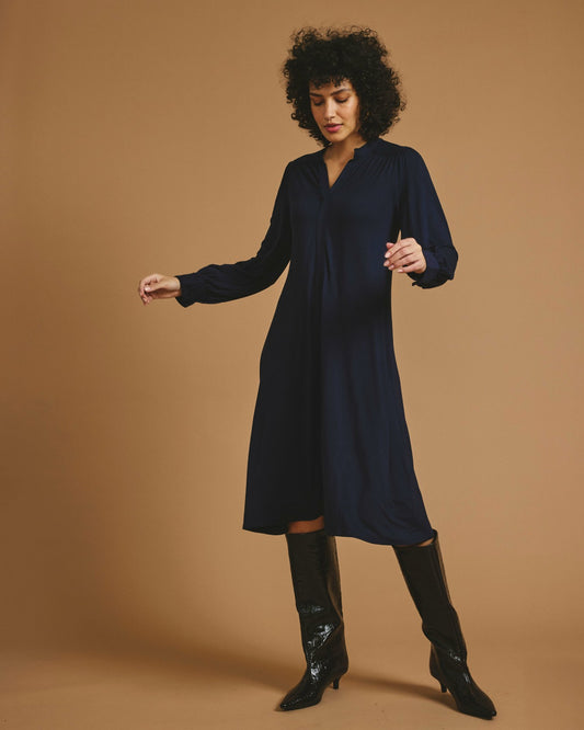 Gramercy Liquid Jersey Dress - Midnight | Universal Standard