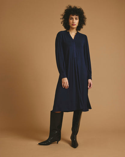 Gramercy Liquid Jersey Dress - Midnight | Universal Standard