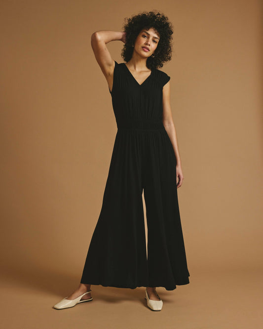 Zoey Liquid Jersey Jumpsuit - Black | Universal Standard