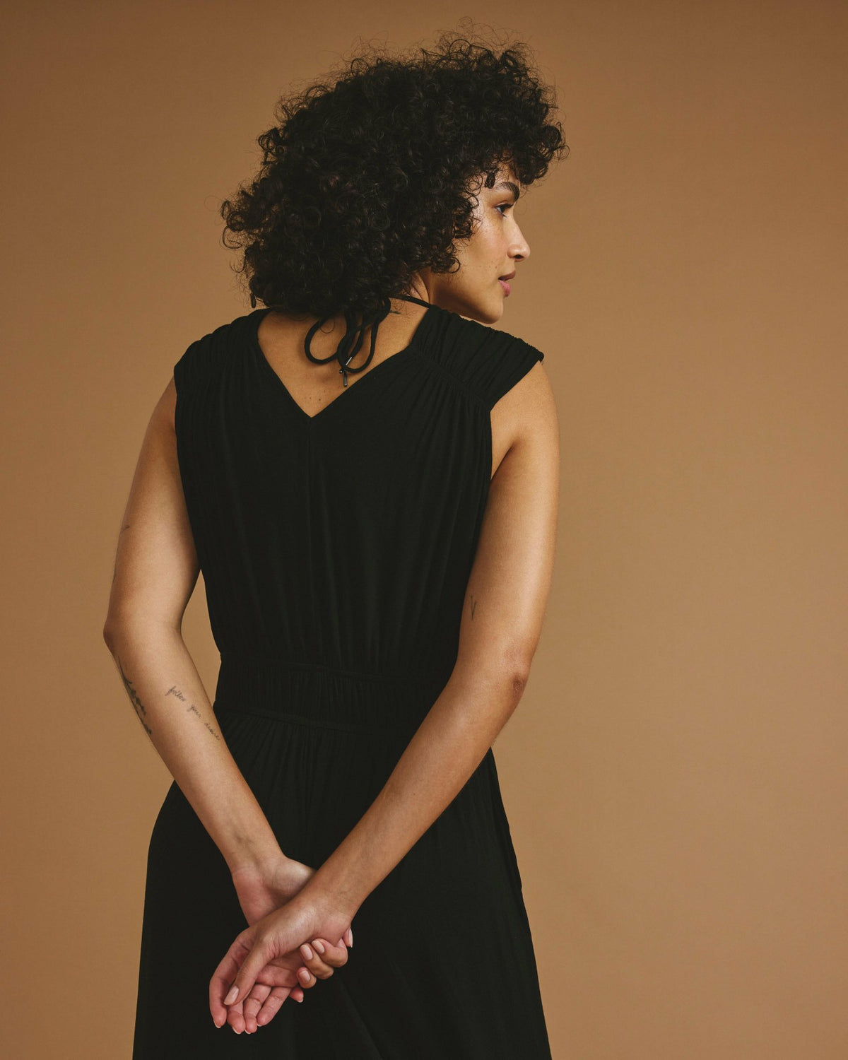 Zoey Liquid Jersey Jumpsuit - Black | Universal Standard