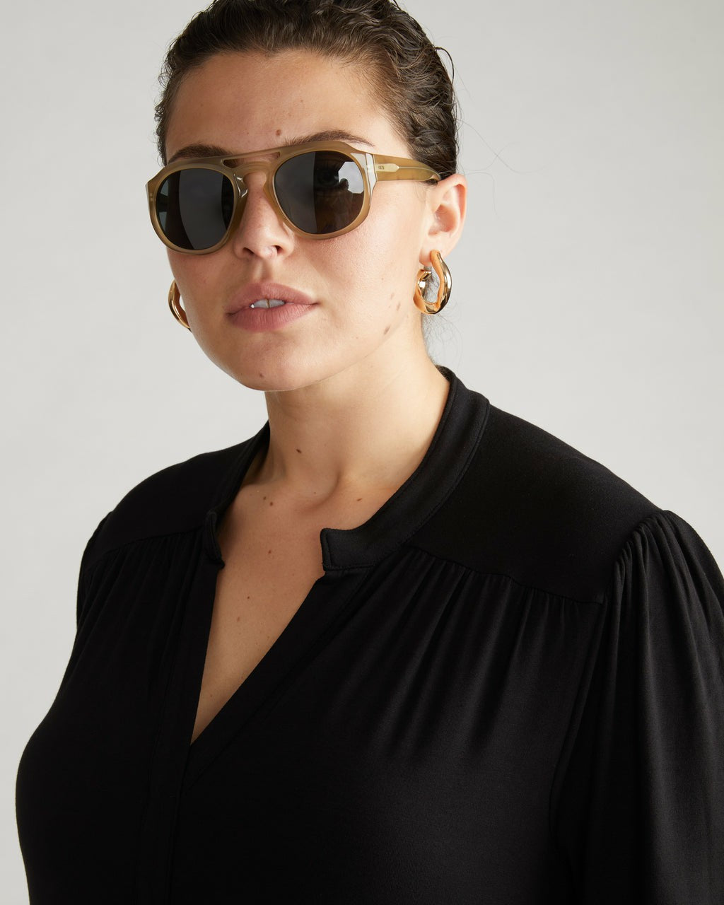 Gramercy Liquid Jersey Dress - Black | Universal Standard