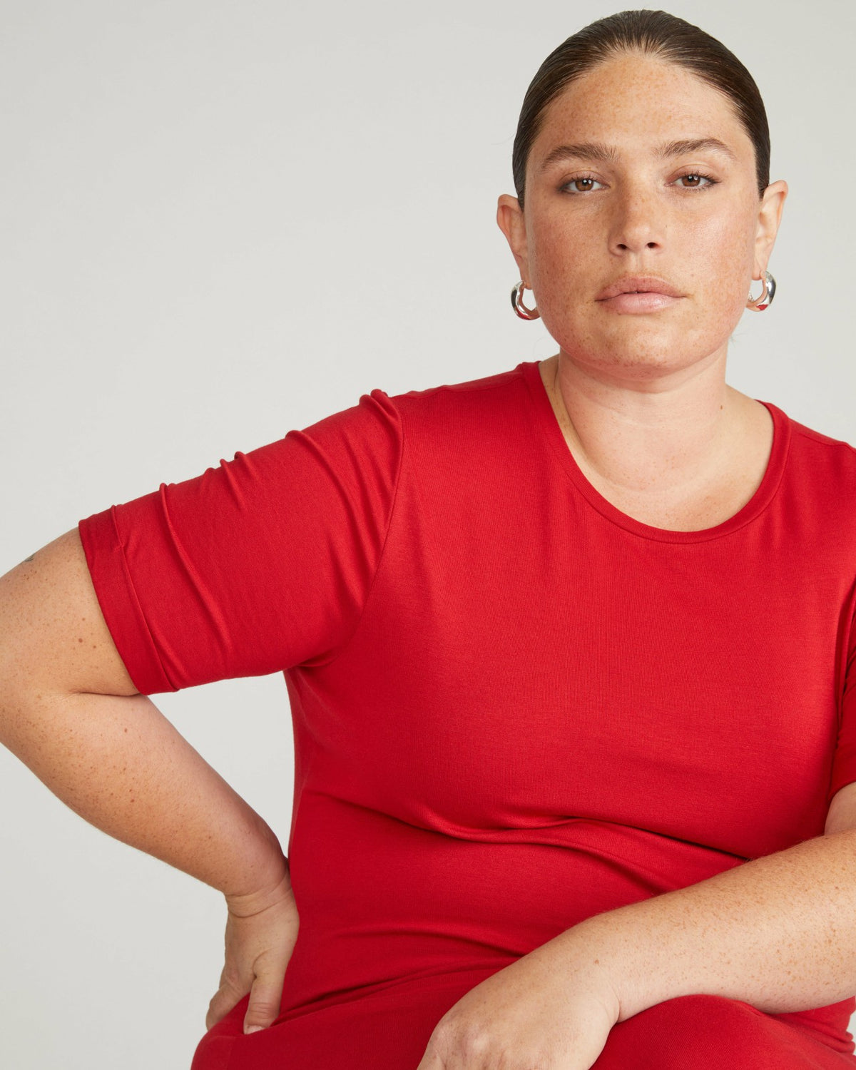 Lily Liquid Jersey Dress - New York Red | Universal Standard