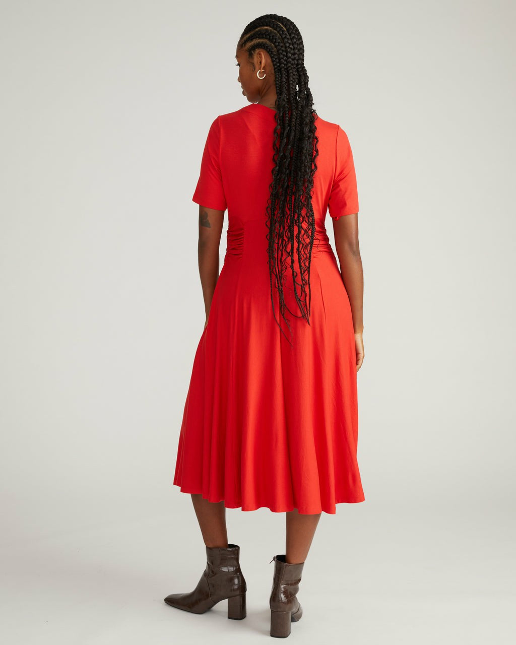 Devi Liquid Jersey Dress - Lipstick | Universal Standard