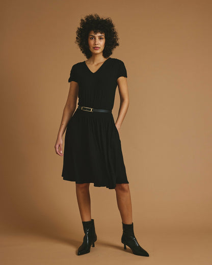 Minetta Liquid Jersey Dress - Black | Universal Standard