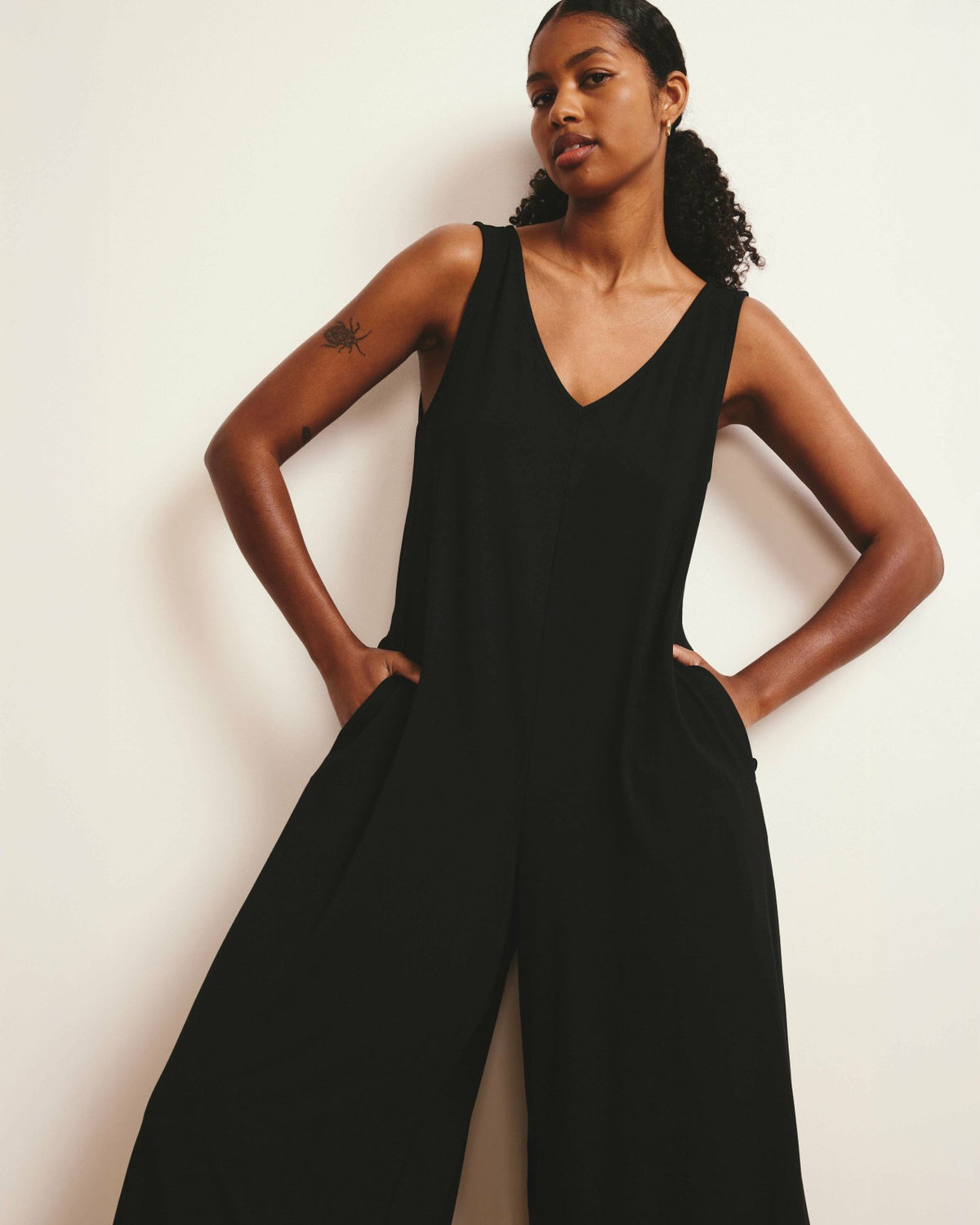 Sunny Divine Jersey Jumpsuit - Black | Universal Standard