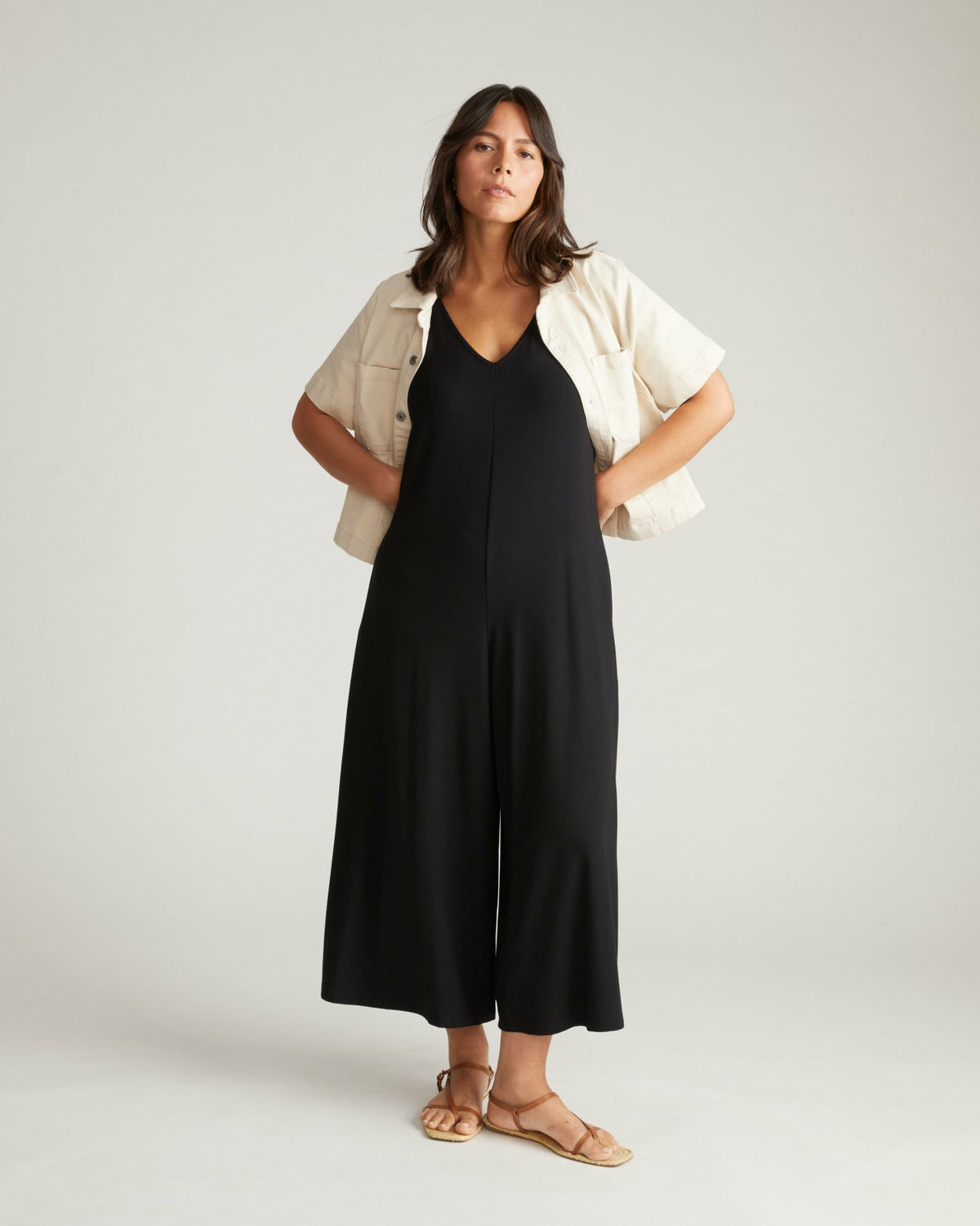 Sunny Divine Jersey Jumpsuit - Black | Universal Standard