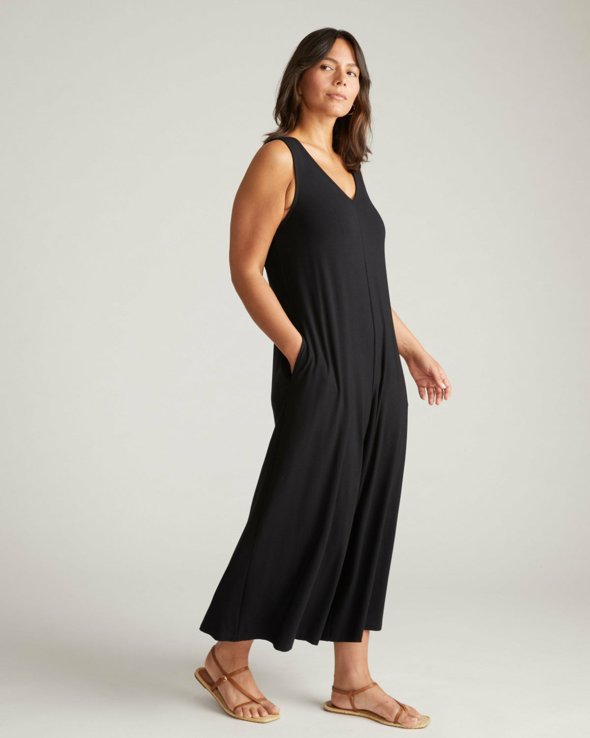 Sunny Divine Jersey Jumpsuit - Black | Universal Standard