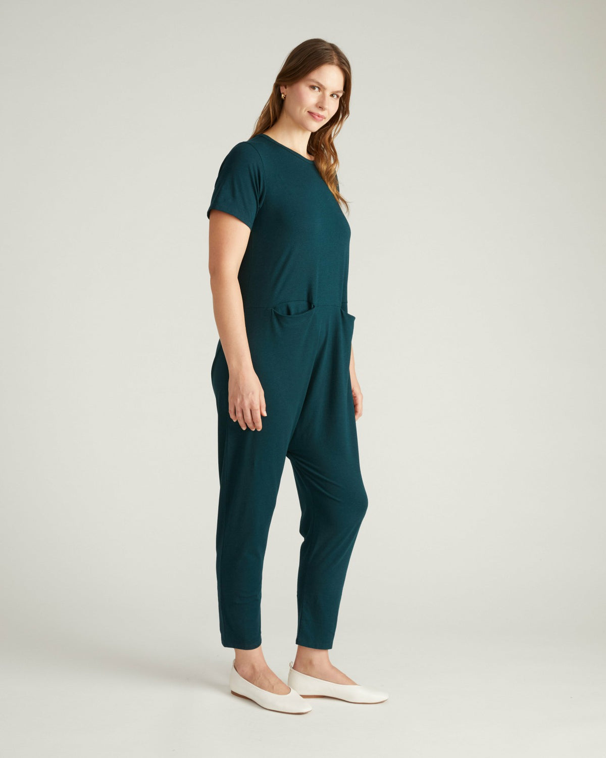 Ilona Lounge Jumpsuit - Deep Sea | Universal Standard