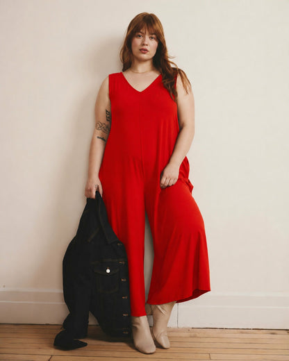 Sunny Divine Jersey Jumpsuit - Shoreline Sunset | Universal Standard