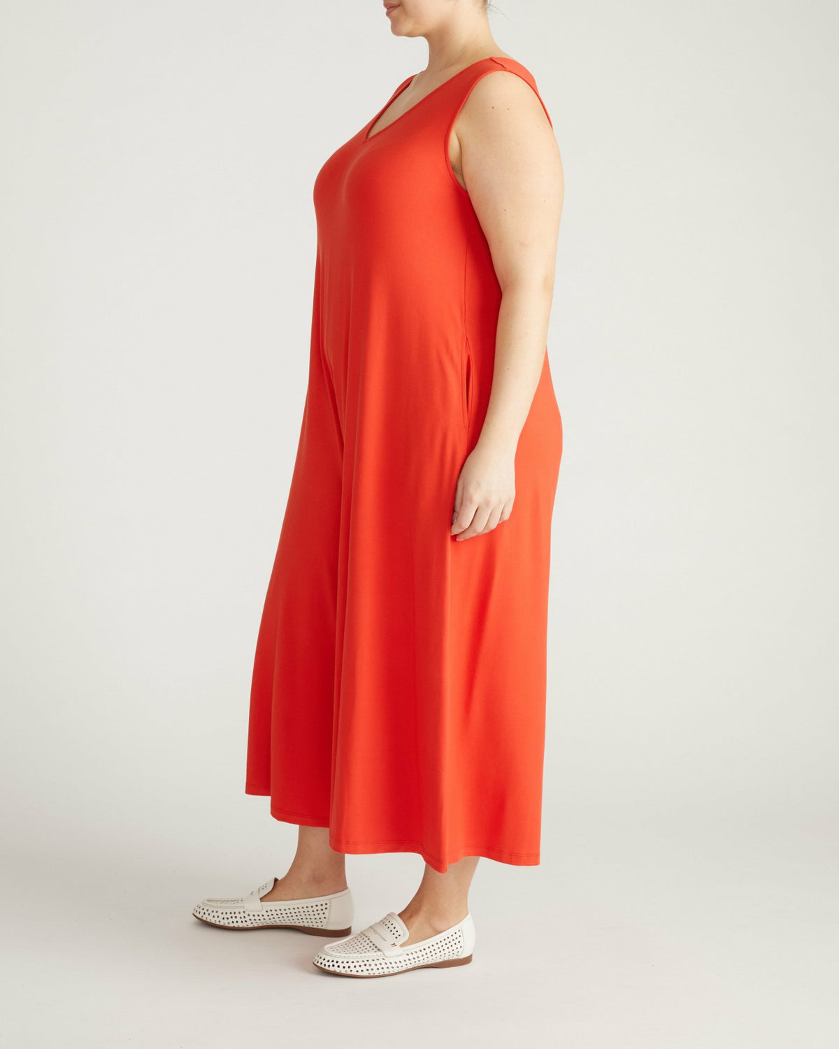 Sunny Divine Jersey Jumpsuit - Shoreline Sunset | Universal Standard