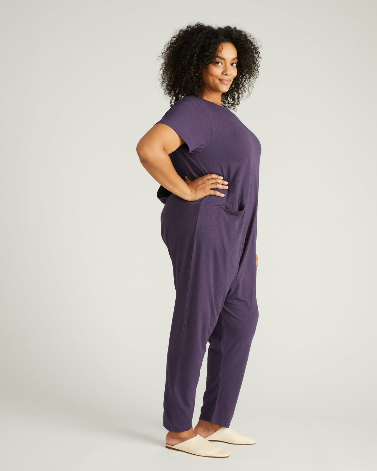 Ilona Lounge Jumpsuit - Anthracite | Universal Standard